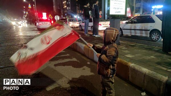 رژه خودرویی در حسینیه امام خامنه‌ای نیشابور 