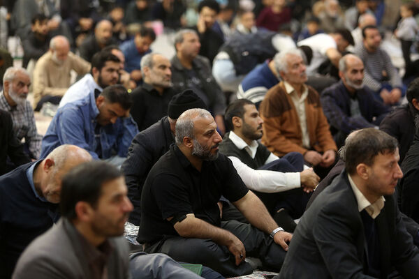 مراسم یادبود کودکان و زنان شهید بمباران هوایی روضه فاطمیه قم