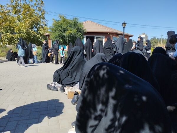 عزاداری رحلت حضرت رسول و امام حسن مجتبی علیه السلام در باغ اردوگاه خاتون مشهد