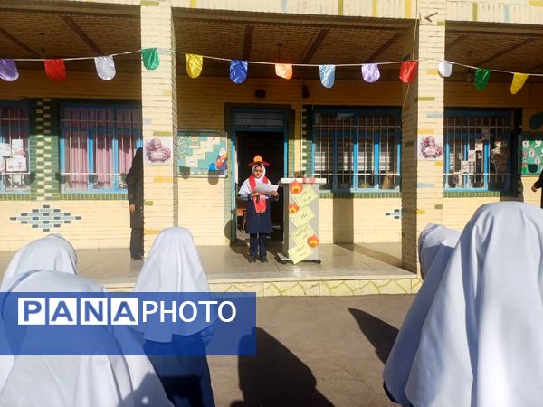 آتش و رنگ در کنار هم؛ جشن نقاشی دانش‌آموزان دبستان شهید میرشمسی 