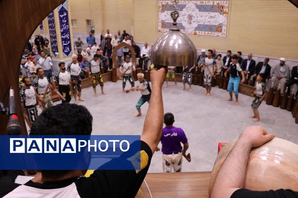 آیین افتتاح زورخانه مهدیه شهدا در شیراز