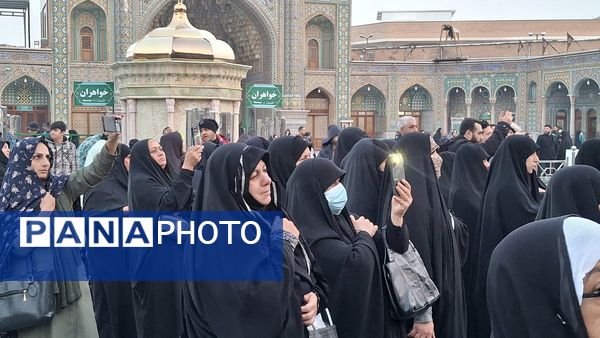 مراسم عزاداری شام شهادت امام هادی(ع) در حرم بانوی کرامت 