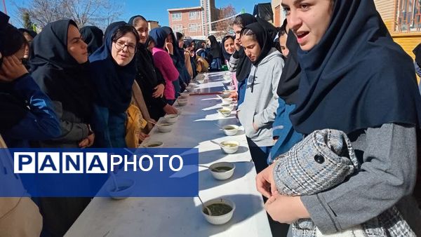 برپایی موکب به‌مناسبت شهادت حضرت زهرا(س) در مدرسه نمونه حجاب