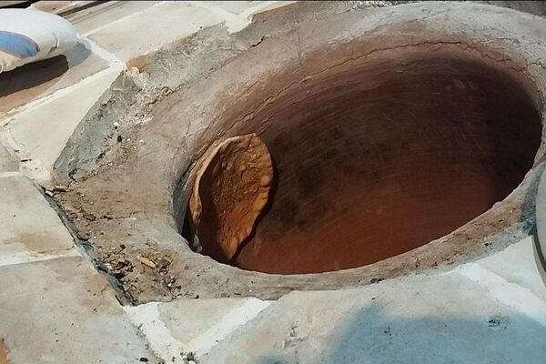 خدمت‌رسانی تنورخانه سنتی ایران در جشن غدیر جمکران