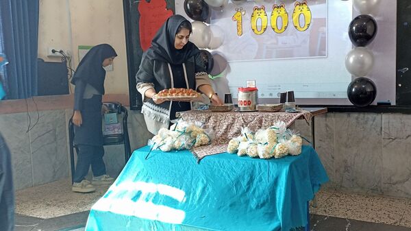 جشن عدد ۱۰۰۰ کلاس سومی ها در دبستان فطرت