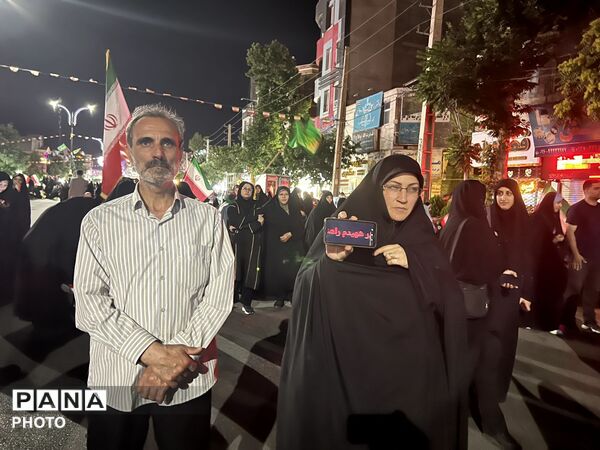 تجمع مردمی مردم هشتگرد  در صدو پنجمین شب