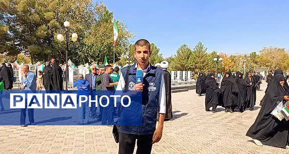 راهپیمایی بشارت نصر در کاشمر 