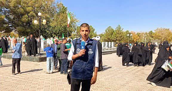 راهپیمایی بشارت نصر در کاشمر 