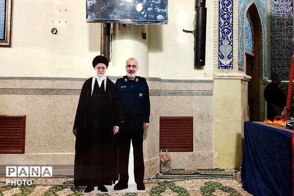 مراسم سالگرد شهادت سپهبد حسین سلامی در حرم مطهر شاه عبدالعظیم حسنی