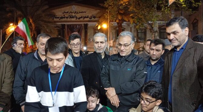 حضور مدیرکل آموزش و پرورش استان گلستان در موکب دانش‌آموزی