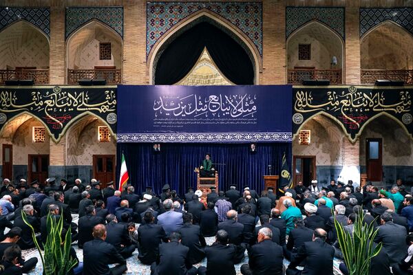 عزاداری دهه اول محرم با حضور تولیت آستان قدس رضوی
