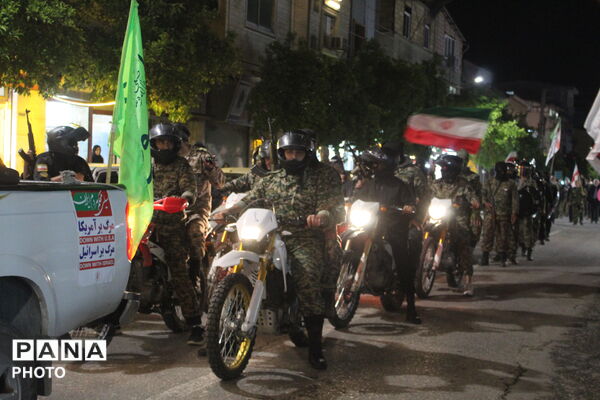 رزمایش جانفدا برای ایران امام رضایی در گلوگاه