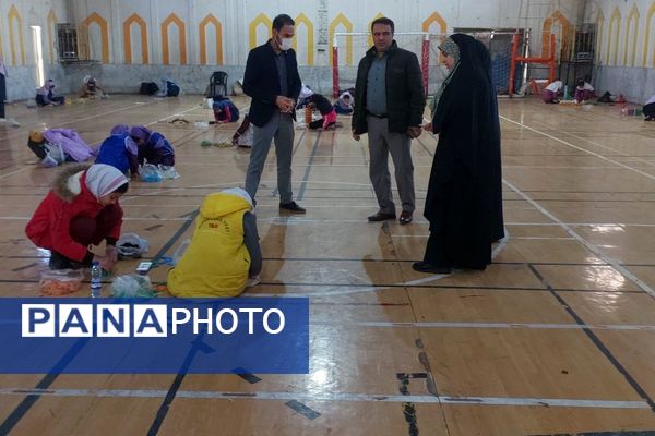 مسابقه دومینو دانش‌آموزان دختر مقاطع ابتدایی و متوسطه ناحیه سه شیراز 