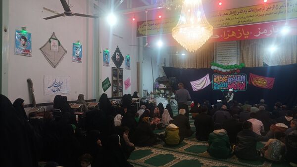 مراسم ولادت امام زمان (عج) در مسجد نینوای نیشابور 