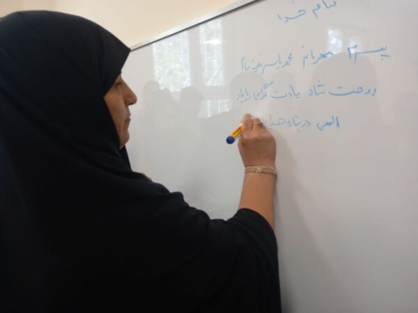 افتتاحیه مدرسه شش کلاسه زنده یاد محمد یاسر نیکنام در رضویه 