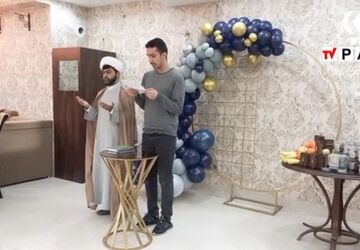 جشن تکلیف کلاس هشتمی‌های دبیرستان شهید صدر کهک قم
