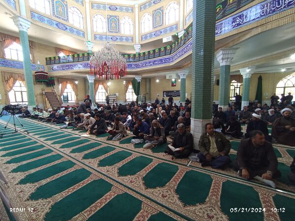 مراسم گرامیداشت شهید جمهور و شهدای سانحه بالگرد در شهرستان باخرز 