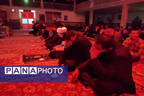 اجتماع عزاداران شهدای راه خدمت در مسجد جامع شهر بار 