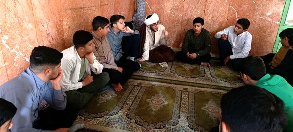 جلوه‌هایی از اعتکاف پسران آشخانه 