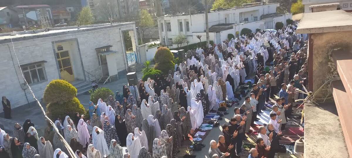 نماز عید فطر در سوادکوه 