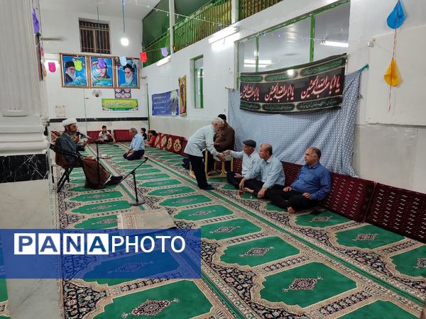 جلسه جهاد تبیین وحماسه های دوران دفاع مقدس در مساجد روستاها و شهرستان خلیل آباد 
