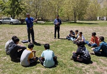 برگزاری اردو پیش ملی سازمان دانش آموزی در کهمان