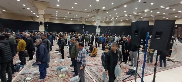 مراسم شب بیست سوم ماه رمضان در مصلی امام خمینی شهرستان بجنورد استان خراسان شمالی