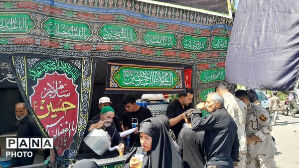 گذری بر موکب مسجد ولیعصر در پیاده روی جاماندگان اربعین حسینی نیشابور