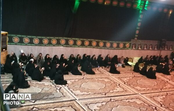 مراسم احیاء بیست و یکم در حسینیه حسینی روستا ارغا شهرستان خلیل آباد