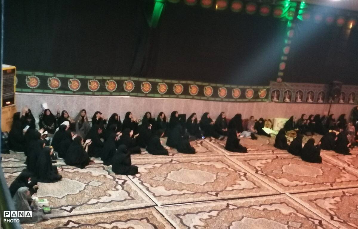 مراسم احیاء بیست و یکم در حسینیه حسینی روستا ارغا شهرستان خلیل آباد
