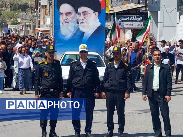 راهپیمایی روزجهانی قدس در شهرستان آبدانان 