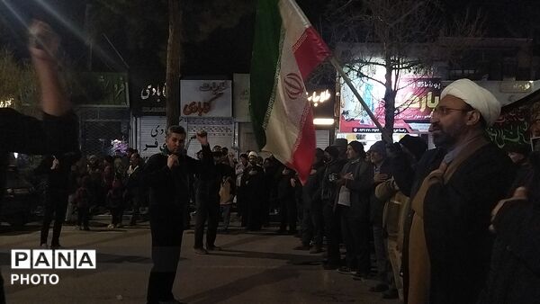 فعالیت هیئت های عزاداران علوی در شب ۲۳ ماه رمضان 