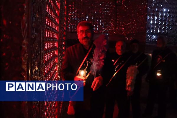 برگزاری مراسم شام غریبان شهادت حضرت زهرا (س) در امامزاده عباس بن موسی بجنورد 