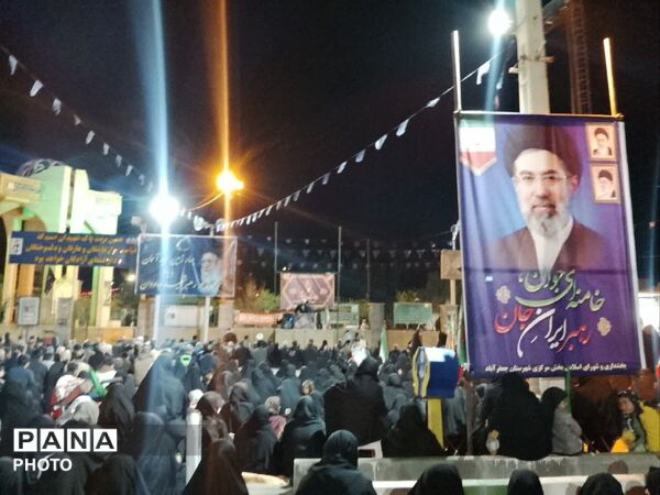 مراسم چله استغاثه و خونخواهی شهدای جنگ رمضان در شهر جعفریه