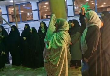 ندای الله اکبر ملت ایران از کربلا هم به گوش رسید