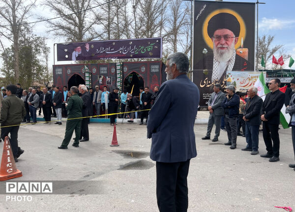 حضور گسترده فرهنگیان شهرستان خاتم در راهپیمایی روز قدس