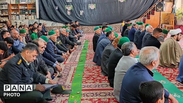 اقامه نماز عبادی سیاسی جمعه در شهر دارالسادات بار نیشابور 