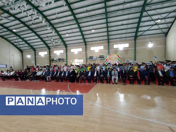 آیین افتتاحیه مسابقات ورزشی بین مدرسه‌‌‌ای «جام اقتدار ایران» در بندرعباس