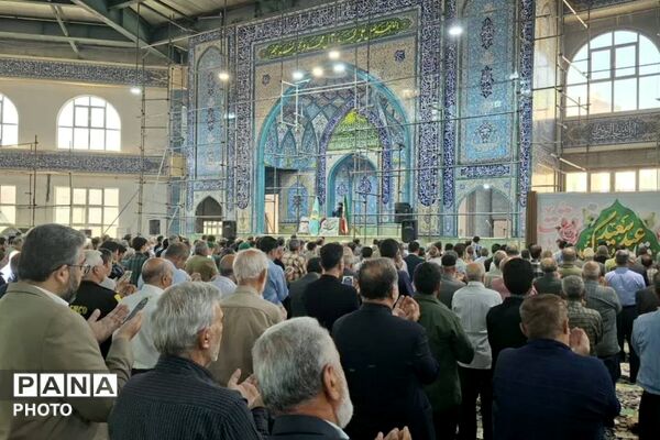  نماز عید سعید قربان با حضور مردم شهید پرور شهرستان قدس