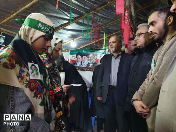 زنگ بیعت دانش‌آموزان علی آباد کتول