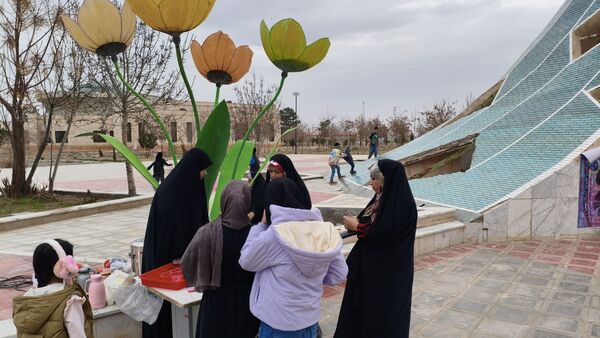 خروشان در مسیرِ خورشید؛ تجلیِ عزمِ «بسیج دانش‌آموزی» در میعادگاه شهدای سرخس