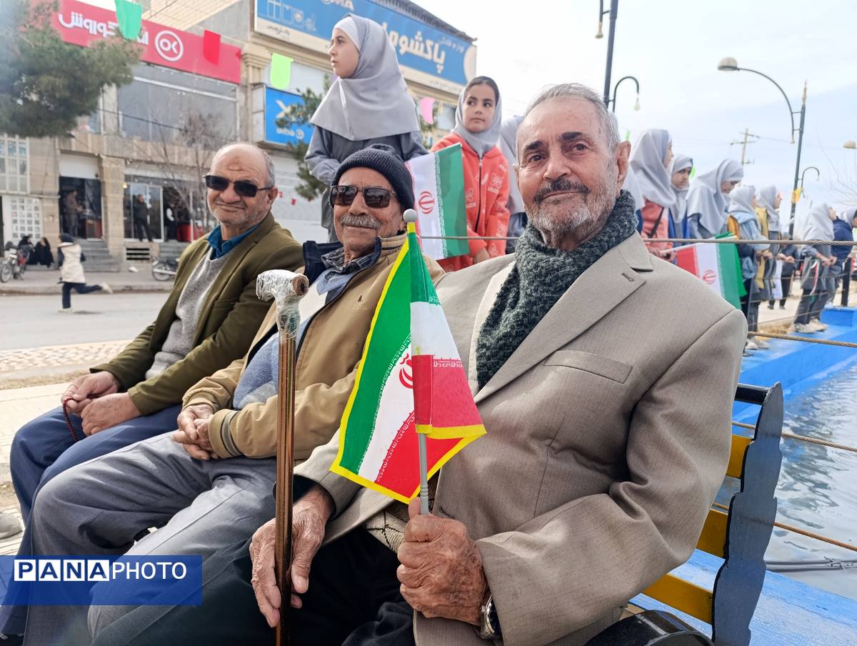 راهپیمایی ۲۲ بهمن در مشهدمرغاب