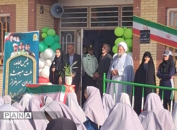 هفته ی نیروی انتظامی در آموزشگاه زهرا عبداللهیان ارغا