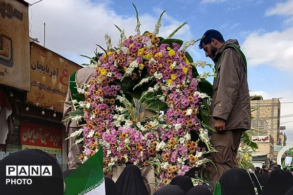 قرچک میزبانِ پیکر خادمِ شهید 