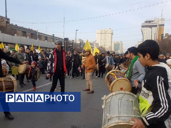 تشییع نمادین شهدای مقاومت درمشهد