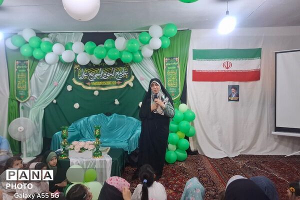 جشن عید غدیر در مسجد علی‌بن موسی‌الرضا خاورشهر 