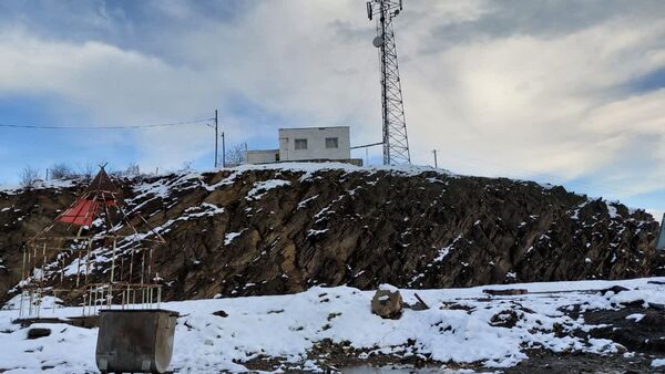 بارش اولین برف پاییزی در روستای نورآباد شازند
