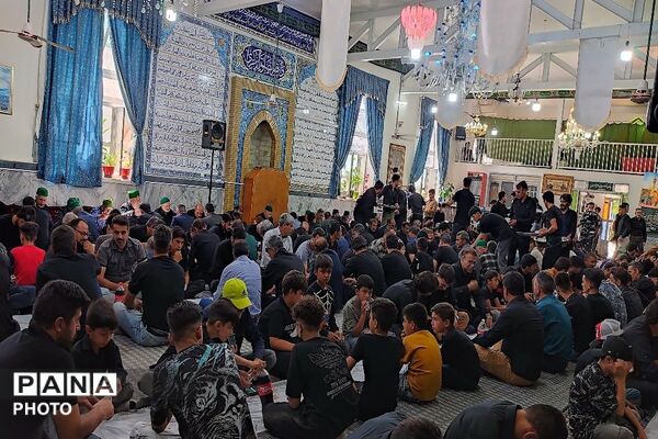 هئیت عزاداری مسجد جامع شهربار نیشابور در روز تاسوعای حسینی 