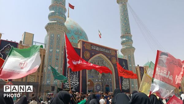 عزاداری سالروز شهادت امام حسن عسگری(ع) در مسجد جمکران