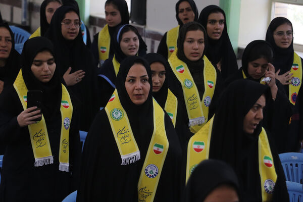 اردوی تشکیلاتی دانش‌آموزان پیشتاز عاشورایی به یاد کودکان غزه